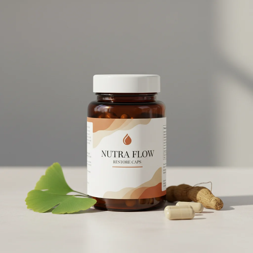 Nutra Flow Restore Caps - 90 kapselin ravintolisäpurkki
